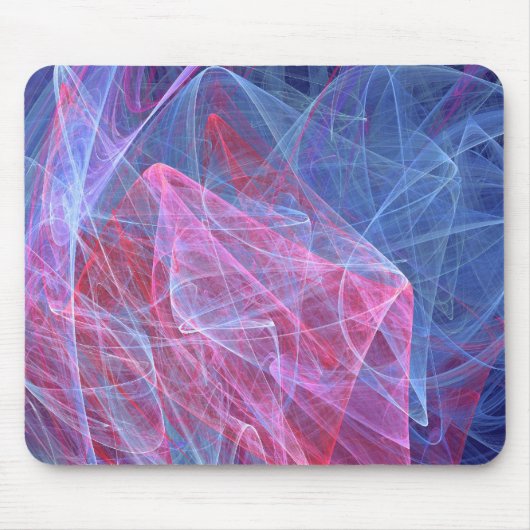 Mysterieuze Abstracte vormen van 'melkdeeg' Muismat (Voorkant)