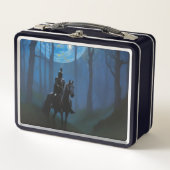 Mysterieuze Black Knight in het Moonlit Bos (Voorkant)