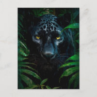 Mysterieuze Black Panther Jungle Natuurontwerp