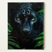 Mysterieuze Black Panther Jungle Natuurontwerp Planner (Achterkant)
