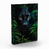Mysterieuze Black Panther Oerwoud Wildlife Design Fotoblokken (Links)