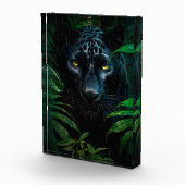 Mysterieuze Black Panther Oerwoud Wildlife Design Fotoblokken (Rechts)