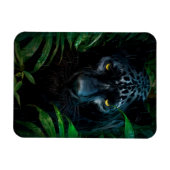 Mysterieuze Black Panther Oerwoud Wildlife Design Magneet (Horizontaal)