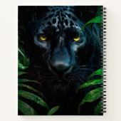 Mysterieuze Black Panther Oerwoud Wildlife Design Notitieboek (Achterkant)