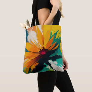 Mysterieuze Bloesem – Een Dans Van Kleur En Bewegi Tote Bag