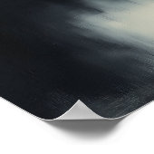 Mysterieuze Brug Te midden Van Nevelige Reflecties Poster (Hoek)