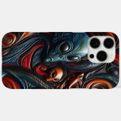 Mysterieuze buitenaardse aanwezigheid in levendige Case-Mate iPhone case (Achterkant (horizontaal))