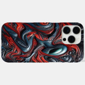 Mysterieuze buitenaardse figuur in levendige kosmi Case-Mate iPhone case (Achterkant (horizontaal))