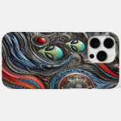 Mysterieuze buitenaardse ontmoeting in de kosmos Case-Mate iPhone case (Achterkant (horizontaal))