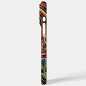 Mysterieuze buitenaardse ontmoeting in levendige k Case-Mate iPhone case (Achterkant / Links)