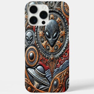 Mysterieuze buitenaardse ontmoetingen in kosmische iPhone 16 pro max hoesje