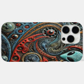 Mysterieuze buitenaardse patronen in kosmisch ontw Case-Mate iPhone case (Achterkant (horizontaal))