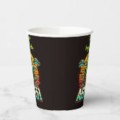 Mysterieuze buitenaardse wezens gloeien in de buur papieren bekers (Links)