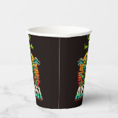 Mysterieuze buitenaardse wezens gloeien in de buur papieren bekers (Rechts)