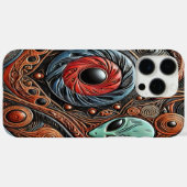 Mysterieuze buitenaardse wezens verkennen levendig Case-Mate iPhone case (Achterkant (horizontaal))