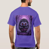 Mysterieuze egel in Spooky Forest T-shirt (Achterkant)