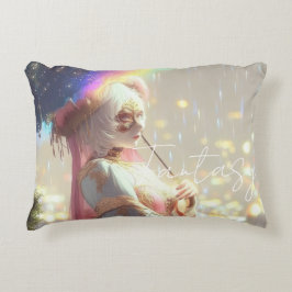 Mysterieuze Fantasie Meisje - Oceaan Kunst Estheti Accent Kussen