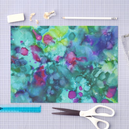 Mysterieuze fathoms hieronder: tissuepapier (Craft)