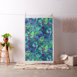 Mysterieuze fathoms hieronder, tropische waterverv stof