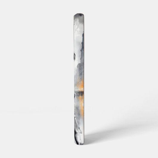 Mysterieuze fee mistige stad gloeiende etherische samsung galaxy hoesje (Linkerkant)