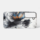 Mysterieuze fee mistige stad gloeiende etherische samsung galaxy hoesje (Achterkant horizontaal)