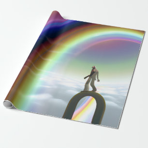 Mysterieuze figuur bij de interdimensionale starga cadeaupapier