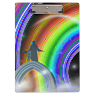 Mysterieuze figuur bij de interdimensionale starga klembord