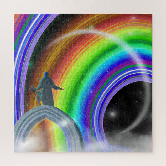 Mysterieuze figuur bij de interdimensionale starga legpuzzel (Verticaal)