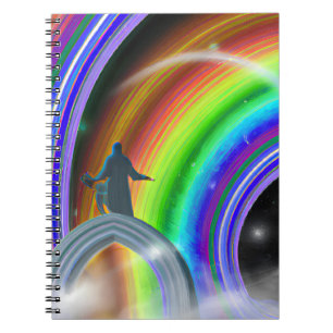 Mysterieuze figuur bij de interdimensionale starga notitieboek