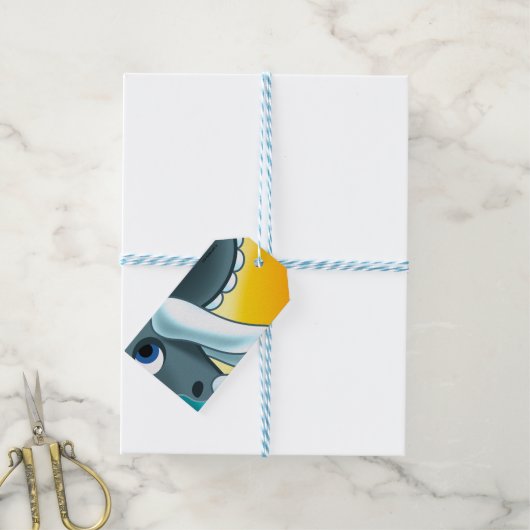 Mysterieuze gehoornde dinosaurus van Jeff Willis A Cadeaulabel (Met Touw)