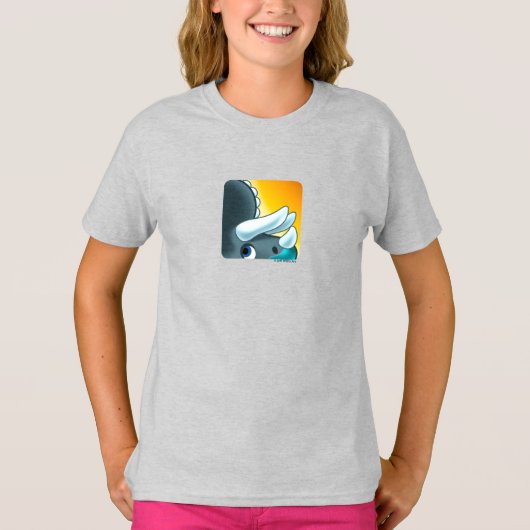Mysterieuze gehoornde dinosaurus van Jeff Willis A T-shirt (Voorkant)