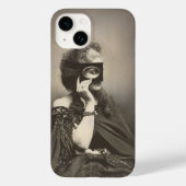 Mysterieuze gemaskerde dame gravin Castiglione Case-Mate iPhone Case (Achterkant)