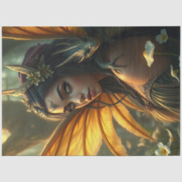 Mysterieuze gotische drakenfee tissuepapier