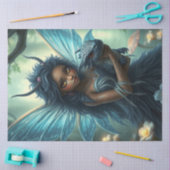 Mysterieuze gotische drakenfee tissuepapier (Craft)