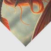 Mysterieuze gotische drakenfee tissuepapier (Detail)