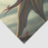 Mysterieuze gotische drakenfee tissuepapier (Detail)