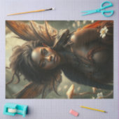 Mysterieuze gotische drakenfee tissuepapier (Craft)