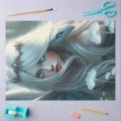 Mysterieuze gotische drakenfee tissuepapier (Craft)