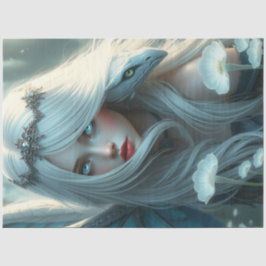 Mysterieuze gotische drakenfee tissuepapier