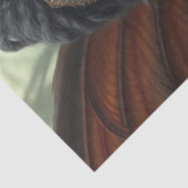 Mysterieuze gotische drakenfee tissuepapier (Detail)