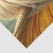 Mysterieuze gotische drakenfee tissuepapier (Detail)