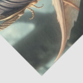 Mysterieuze gotische drakenfee tissuepapier (Detail)