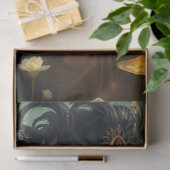 Mysterieuze gotische drakenfee tissuepapier (Geschenk)