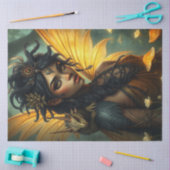 Mysterieuze gotische drakenfee tissuepapier (Craft)