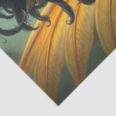 Mysterieuze gotische drakenfee tissuepapier (Detail)