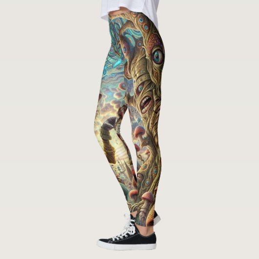 Mysterieuze grillige hoedenmaker leggings (Links)