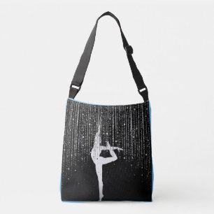 Mysterieuze gymnast / danser gepersonaliseerd crossbody tas