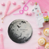 Mysterieuze Halloween Night Custom Papieren Bordje (Feest)