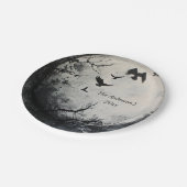 Mysterieuze Halloween Night Custom Papieren Bordje (Gekanteld)