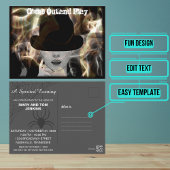 Mysterieuze Halloween uitnodiging Elegant